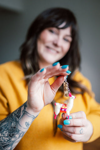 Alonzo Alpaca Keychains