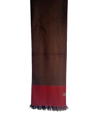 Rust Blok Alpaca Scarf