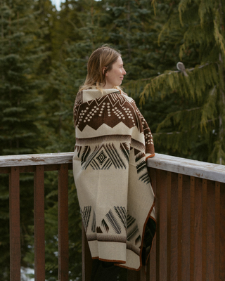 Meraki Mountain Alpaca Throw Blanket