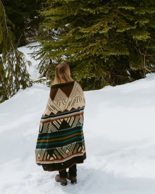 Meraki Mountain Alpaca Throw Blanket