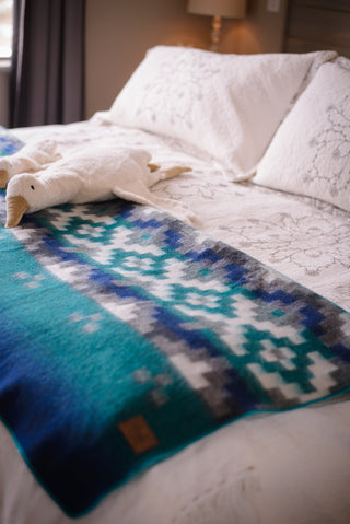 Lake Louise Alpaca Blanket