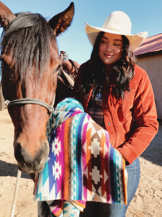 The Unicorn Large Alpaca Blanket