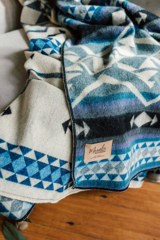 Purple Sky Alpaca Blanket