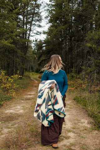 Inca Cloud Alpaca Throw Blanket