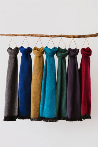 Emerald Alpaca Scarf