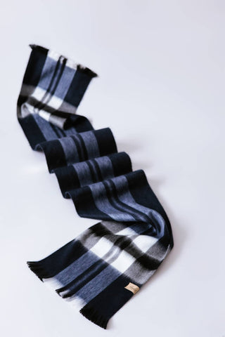 Uptown Navy Alpaca Scarf