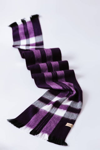 Uptown Purple Alpaca Scarf