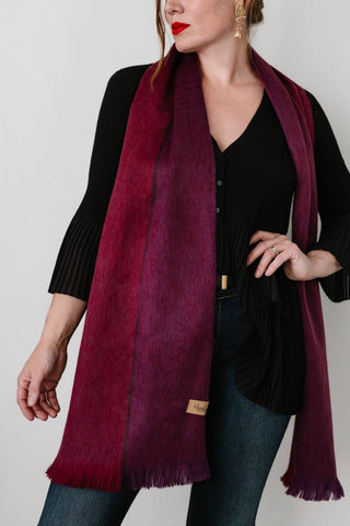 Cabernet Fusion Alpaca Scarf