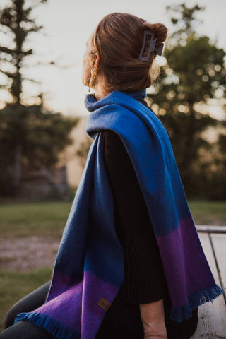 Orchid Blok Alpaca Scarf