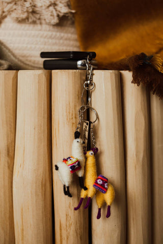 Alonzo Keychain: White