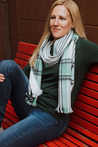 Arctic Glen Alpaca Scarf | Meraki Movement