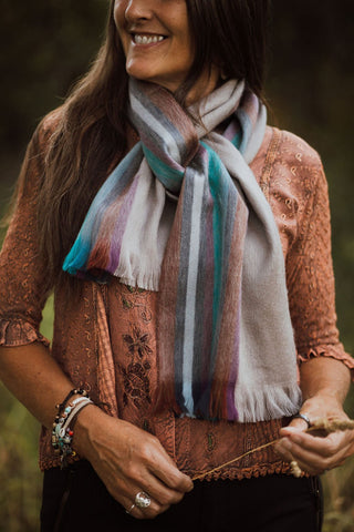 Cinnamon Twist Alpaca Scarf | Meraki Movement