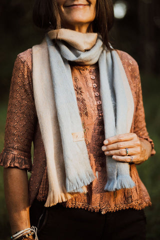 Field & Sky Alpaca Scarf | Meraki Movement