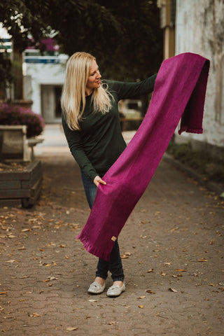 Pink Horizon Alpaca Scarf | Meraki Movement